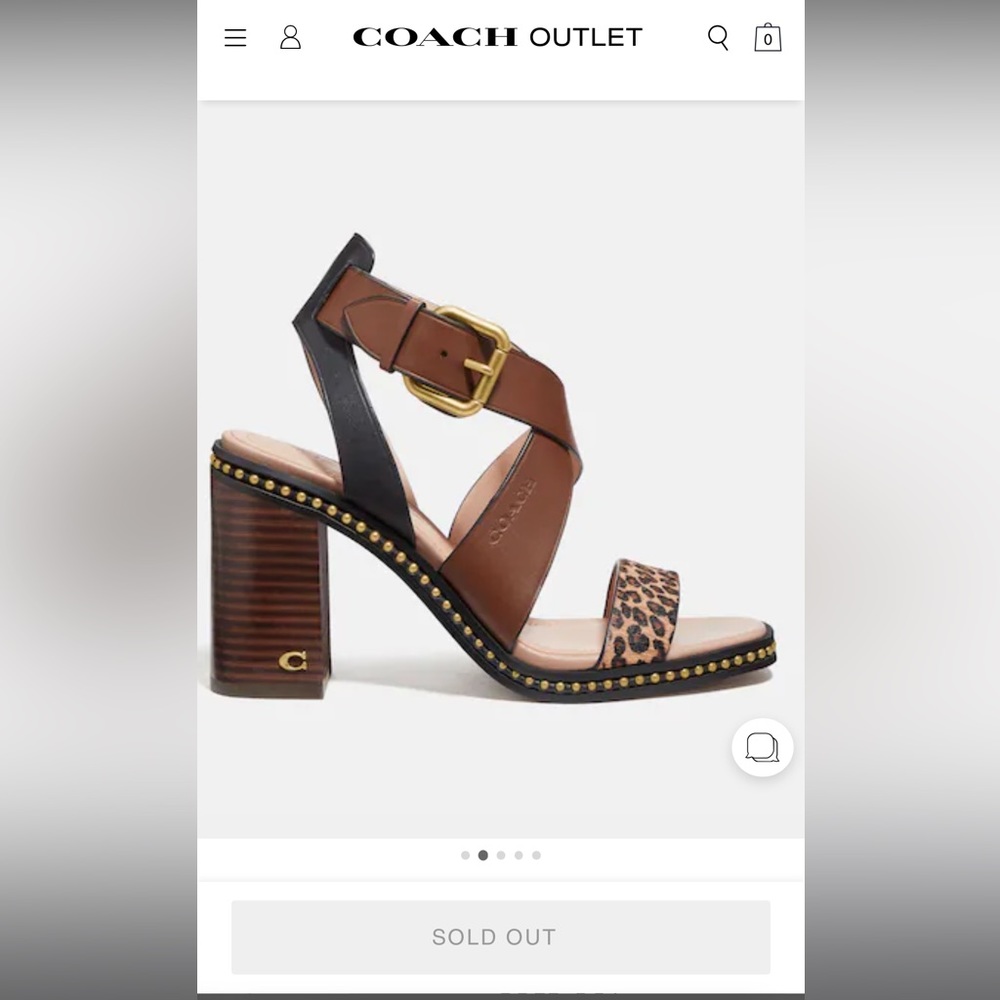 COACH Mandy Sandal - Picture 2 of 11